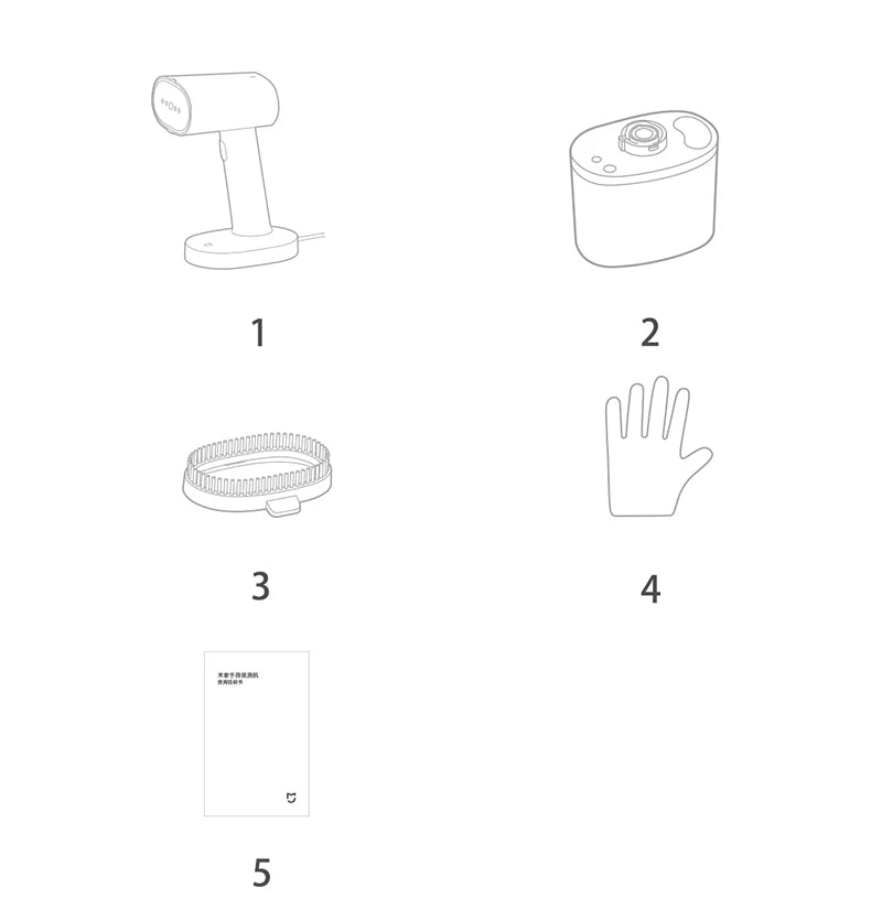 مكواة بخار ملابس شاومي ميجيا الكهربائية المحمولة لإزالة العث وتنظيف الملابس الأنيق