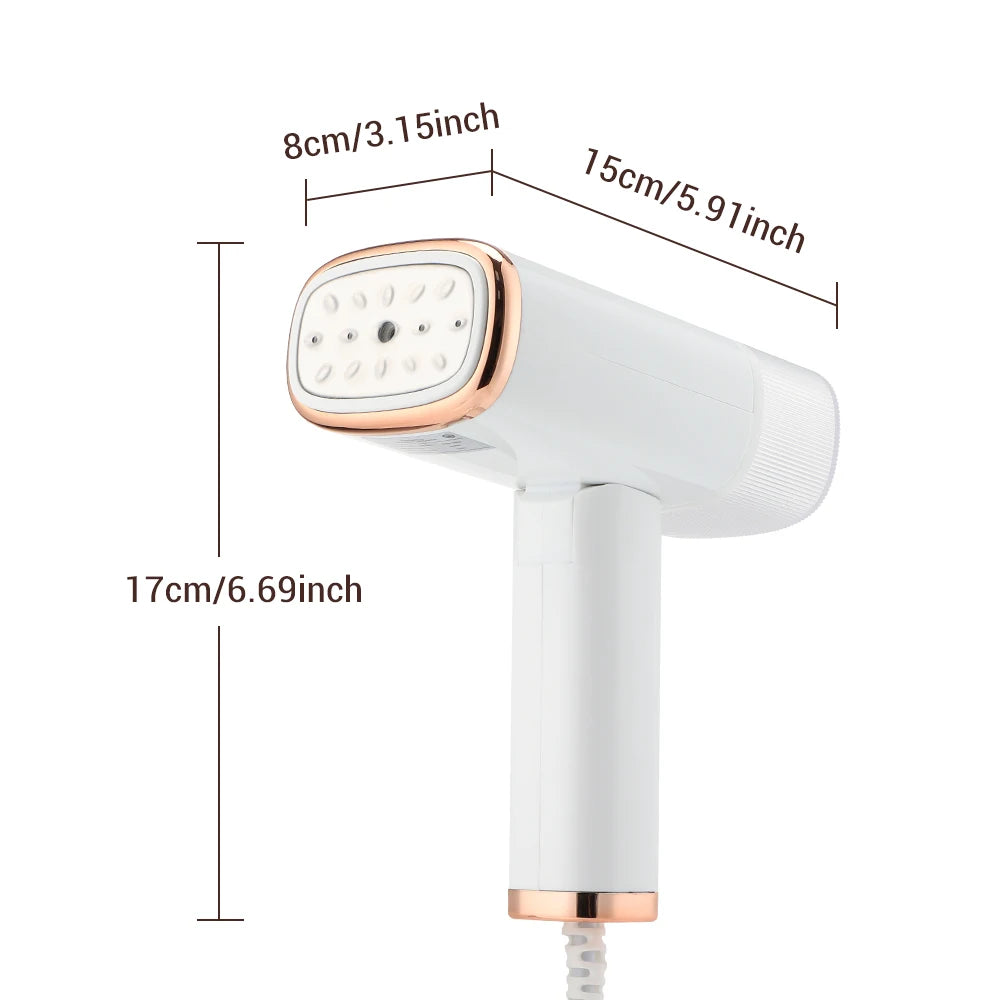 مكواة بخار كهربائية محمولة صغيرة قابلة للطي للملابس، مكواة يدوية للاستخدام الرطب والجاف، جهاز كي الملابس للسفر والمنزل