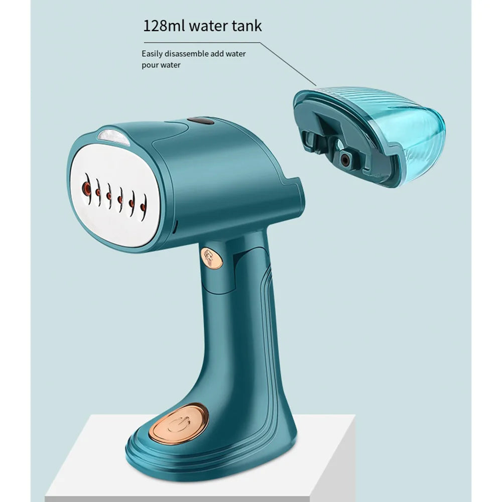 مكواة بخارية قابلة للطي 1500 واط محمولة للملابس، آلة توليد بخار كهربائية للسفر والمنزل، 220 فولت و110 فولت