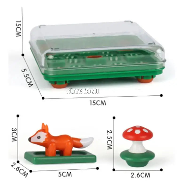 لعبة الألغاز الذكية "الثعلب والأرنب" لتطوير المهارات وتنمية التفكير للأطفال
