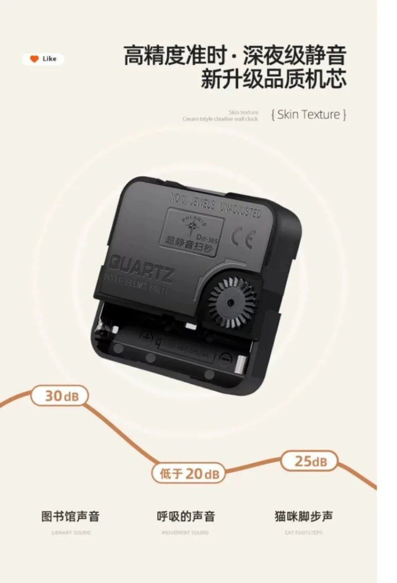 ساعة حائط باندا مزدوجة الوجهين ساعة صامتة بتصميم عصري لتزيين غرفة المعيشة مع تصميم زاوية فاخر