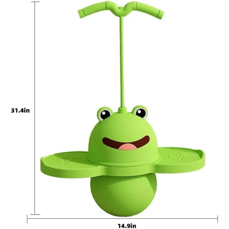 كرة بوجو للأطفال مع مقبض ومضخة - مثالية للقفز والتوازن الممتع
