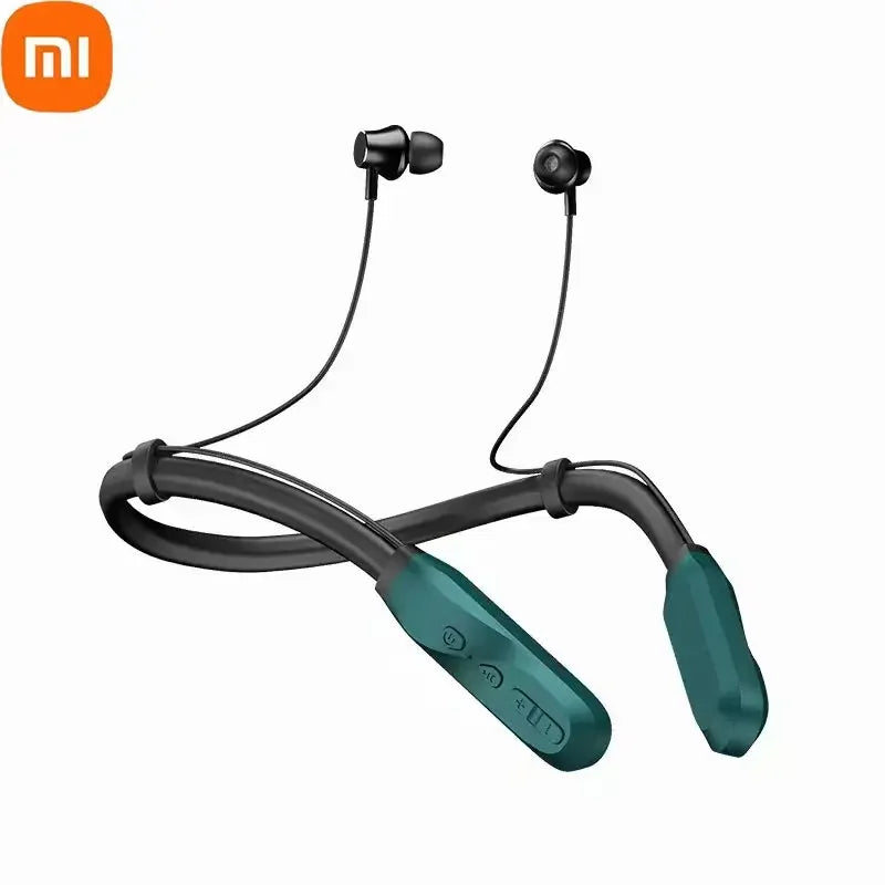 سماعات Xiaomi Mijia اللاسلكية ببطارية تدوم 200 ساعة، سماعات رأس بتقنية بلوتوث 5.1، مع ميكروفون، سماعات ستيريو 9D